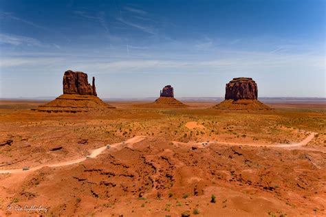 Monument Valley Ikoniskt Landskap I Navajo Nation