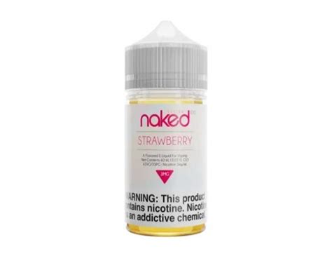 strawberry by naked 100 fusion e liquid 60ml smoke shop in dallas