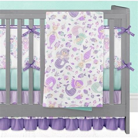 Some of the most popular crib bedding themes include nature, floral, animals, alphabet, sports, and transportation. LOVE this purple and mint mermaid crib bedding! This ...