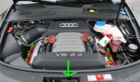 Die kerze der linken bank vorne ist jedoch trocken, so dass ich nicht unbedingt von einer defekten zündspule ausgehen… zylinderanordnung v6 ?? 2004 Audi A6 2.4 C6 related infomation,specifications ...