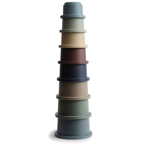 Ships free orders over $39. Eco Friendly Stacking Cups / Bath Toys Forest By Little ...