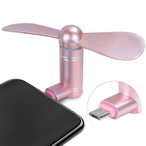 Best Micro Usb Cooling Fan Mute Mini Cooler For Mobile Android Cell