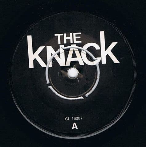 The Knack My Sharona Vinyl Record 7 Inch Capitol Cl 16087