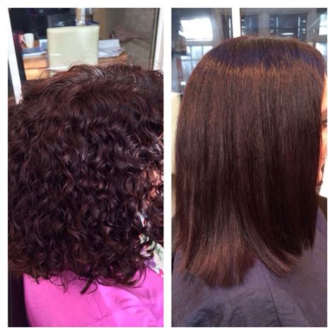 Before Naturally Curly Hair With Re Growth After Lovely Auburn
