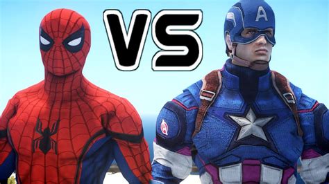 Spiderman Vs Captain America Epic Superheroes Battle Youtube