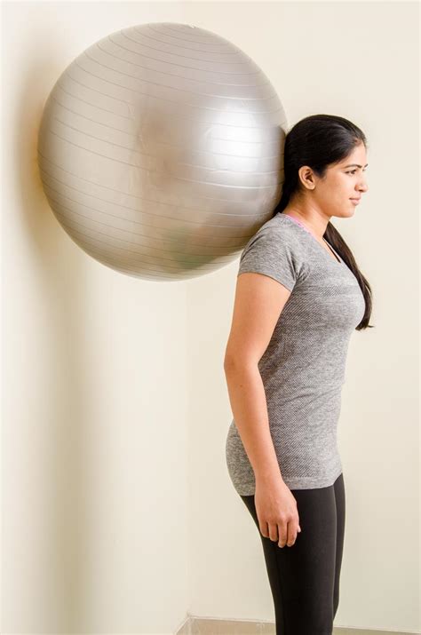 Neck Extension Isometric With Gym Ball Vissco Healthcare Private Limited