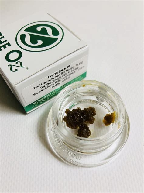Fire Og Sugar Wax Concentrate Cannabis Concentrates Pot Valet