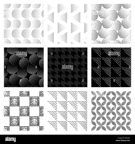 Seamless Squares Patterns Black And White Stock Photos And Images Alamy