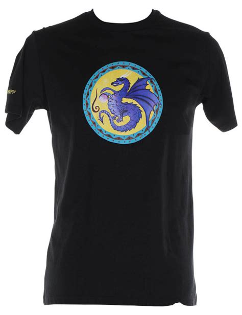 Black Mens Dragon Print T Shirt Wholesale T Shirts