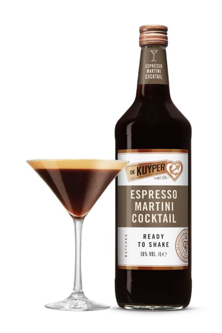 De Kuyper Batched Espresso Martini Cocktail De Kuyper