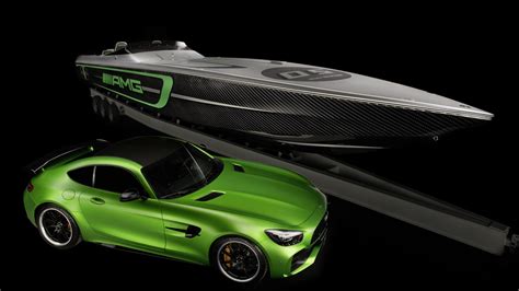 Cigarette Racing Celebrates Mercedes Amgs 50th With Gt R Inspired Speedboat