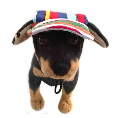 Buy Adjustable Pet Dog Cap Small Pet Summer Caps Dogs