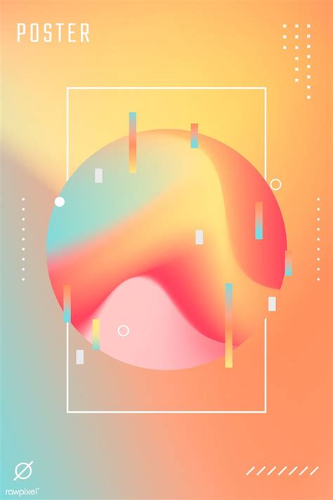 Summer Gradient Poster Template Vector Premium Image By