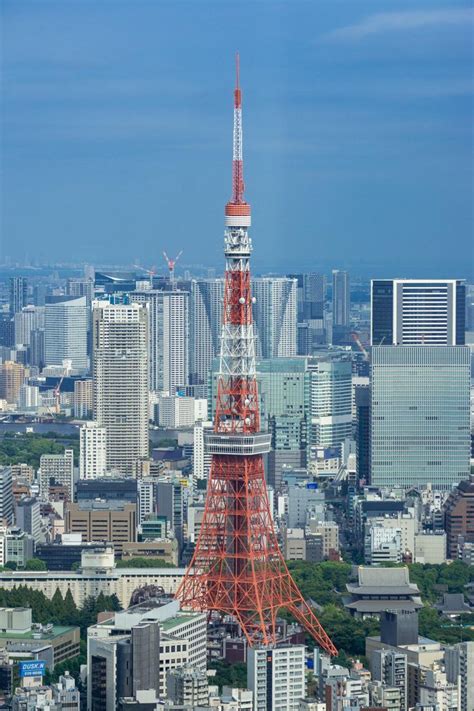 Tokyo Tower From The Top Of Roppongi Hills Tokyo Tower Roppongi