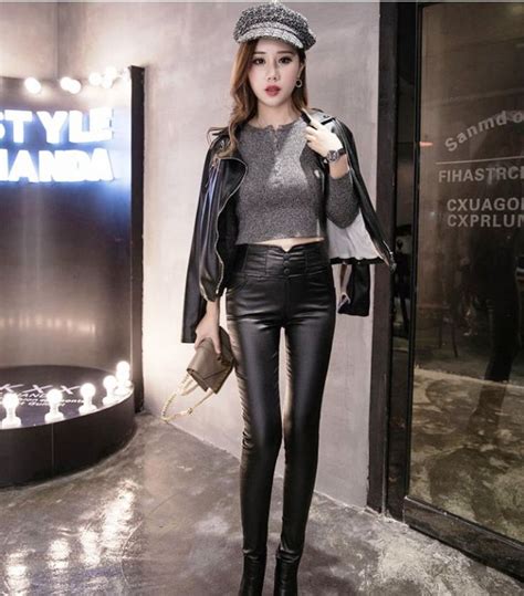 Stunning Leather Pants Outfits For Women To Try Instaloverz In Leather Pants Pant