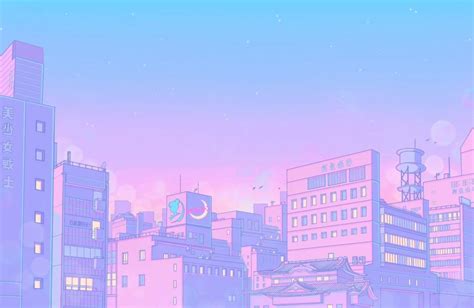 Aesthetic City Anime Scenery Wallpaper Anime City Scenery Wallpapers