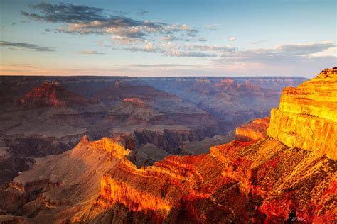 Matteo Colombo Travel Photography Sunset Over Grand Canyon South Rim