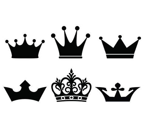 Crown svg - crowns clip art digital download vector files svg, png, dxf