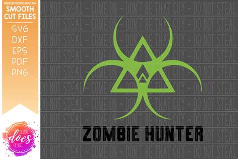 Zombie Hunter - SVG File – Debbie Does Design
