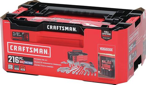 Craftsman Kit De Herramientas Mecánicas Con Caja De 3 Cajones 216