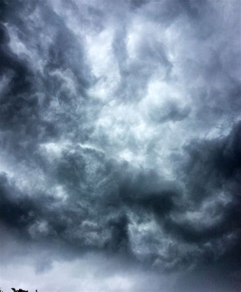 Pic I Took Of Clouds Right Before The Hail Storm Hit Clouds Hail