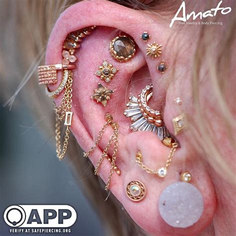 Amato Fine Jewelry Piercing On Instagram Mariannes Slowly Growing