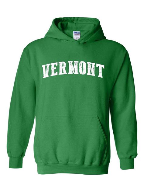 Vermont Unisex Hoodie Hooded Sweatshirt Etsy