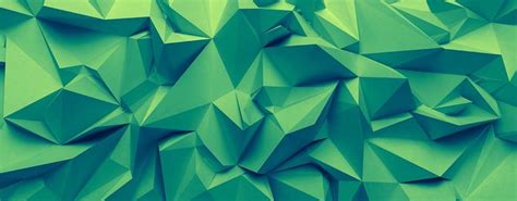 Abstract Trendy Emerald Green Faceted Background — Stock Photo