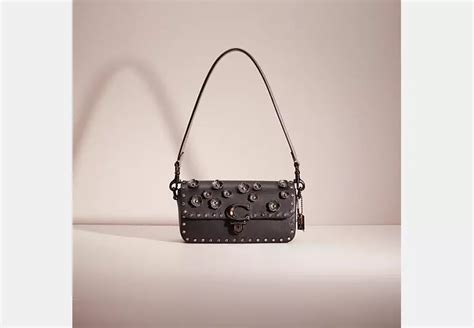 Upcrafted Studio Baguette Bag With Crystal Rivets Coach