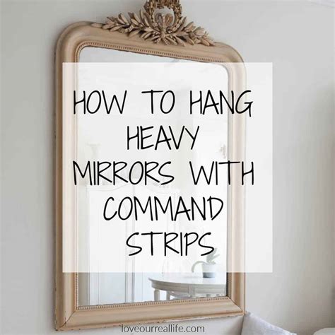 How To Hang A Heavy Mirror That Doesn T Have Hooks Mirror Ideas