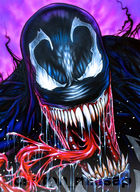 Venom Painting On Canvas By Clintonmillsap On Deviantart