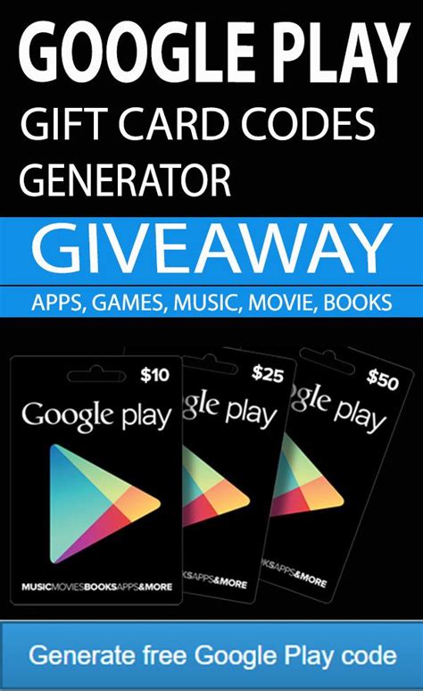 Free Google Play Gift Card Codes Use A Google Play Gift Code