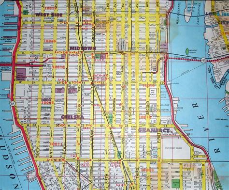 Map Of Midtown Manhattan Printable Adams Printable Map