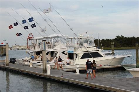 The Big Rock Blue Marlin Tournament Is In Town The Boats Are All Lined