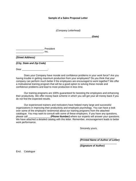 proposal letter  template pdffiller