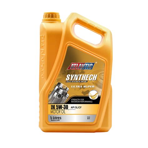 Atlantic Synthech Ultra Super Motor Oil Sae W Api Sl Atlantic Grease And Lubricants Fzc