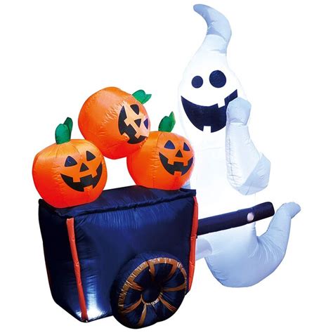 Joiedomi 6 Ft Lighted Ghost Inflatable In The Outdoor Halloween