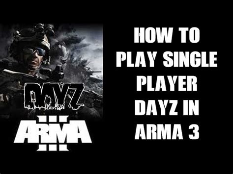 How To Play Dayz Single Player Lordarticle