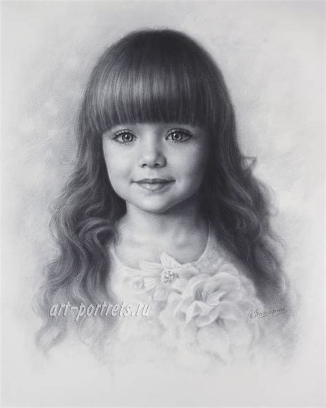 Portrait Of A Young And Beautiful Anastasia Knyazeva Artwork By Igor