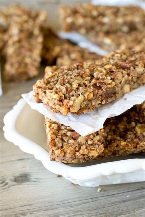 Paleo Nut Energy Bars Healthy Snack Bar Recipe With Dates
