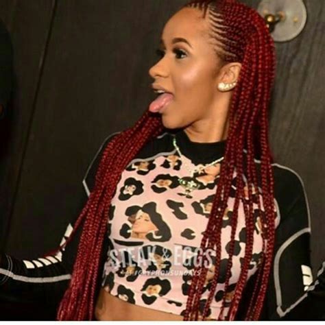 Shortly after, cardi took to. Pin by Jazzy Cakes on Hair Aspirations! | Cardi b braids ...