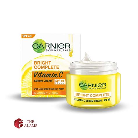 Garnier Bright Complete Vitamin C Serum Cream Spf 40 Pa 45g The Alams
