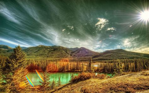 4597273 Hdr Nature Canada Mountains Sunset