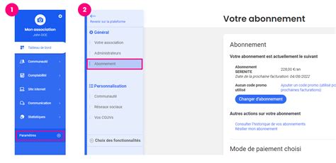 Enregistrer Un Moyen De Paiement Pour Son Abonnement AssoConnect