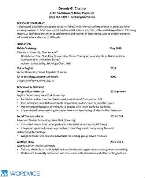 Sample resume for university teaching positions. 007 Example Of Discussion Part Research Paper ...