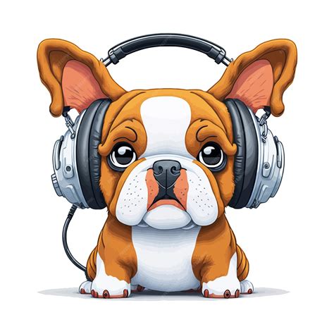 Premium Vector Cute Bulldog Cartoon Vector Illustration
