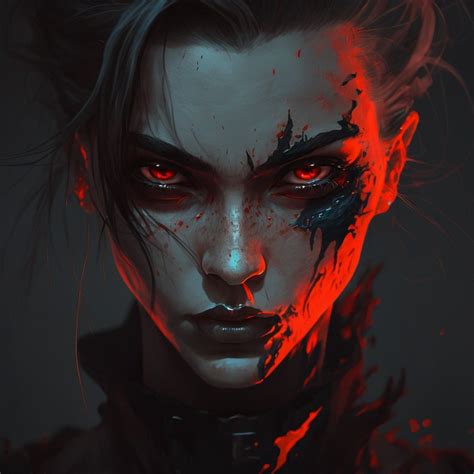 Darkness Jinx In 2023 Fantasy Art Women Cyberpunk Art Character Art
