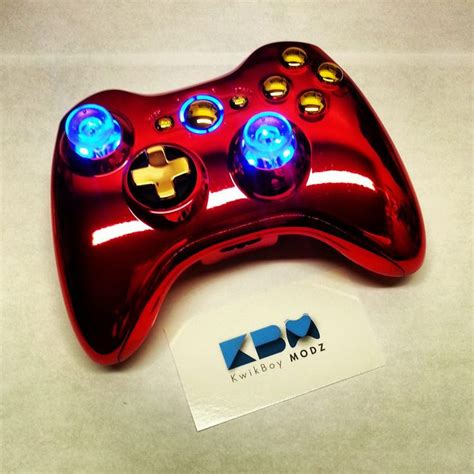 Iron Man Xbox 360 Controller Kwikboy Modz Customcontroller