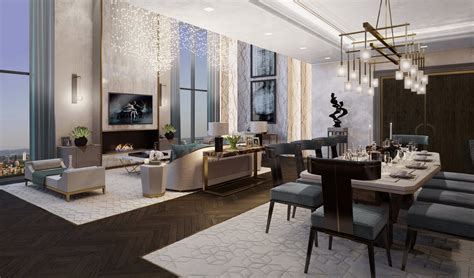 Concept Interior Design For Penthouse In Luxury Development London It