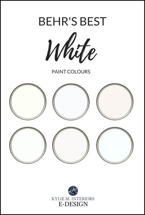 The Best Popular Behr White And Soft White Paint Colours Kylie M